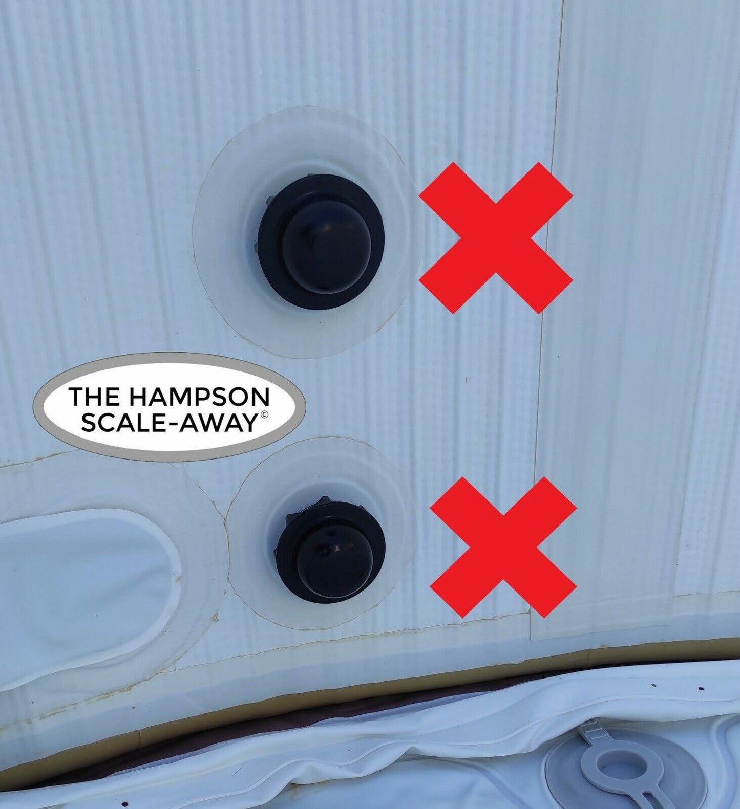 Lay Z Spa black Cap replacement alternative x 2 . E02 Bestway Airjet stopper