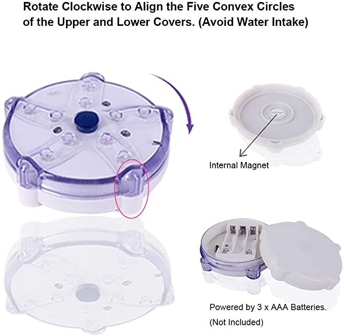 Starfish Multi-Coloured Battery LED Light - Hot Tub - Spa