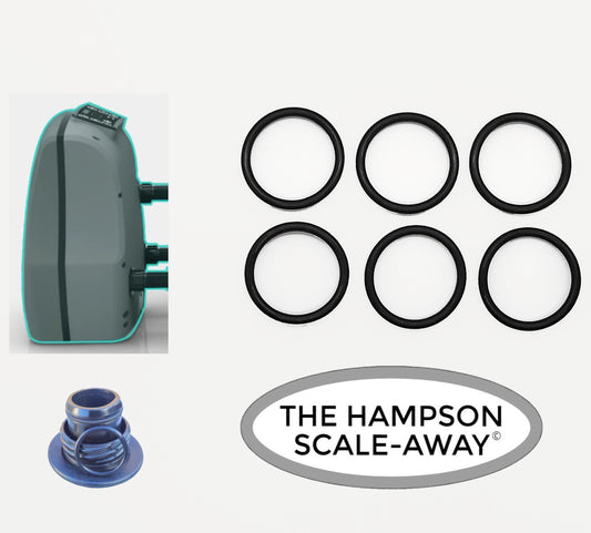 6 Pump sealing O-rings for the connectors on Wave Spa - CosySpa - Avenli - Studio